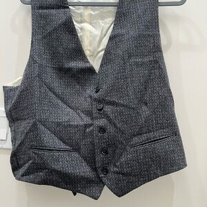 Billy Reid Gray Formal Vest